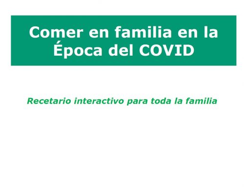 Guía interactiva para comer en familia en época de Covid-19