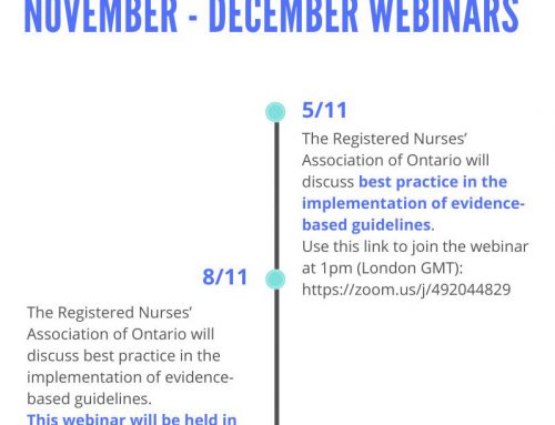 #Webinar: Práctica basada en evidencia: desarrollo, implementación y evaluación de guías [5 y 8 de noviembre]