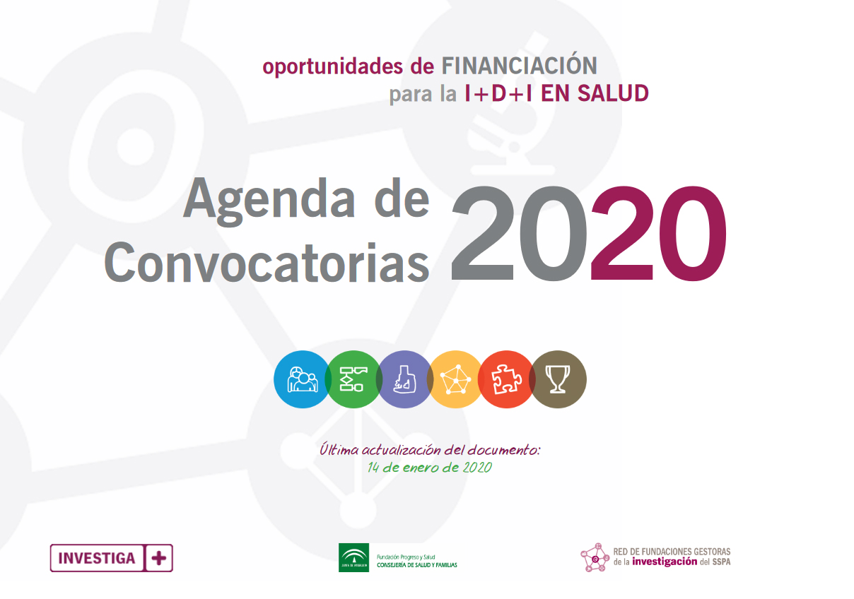 Imagen Agenda de convocatorias 2020 Financiacion I+D+I