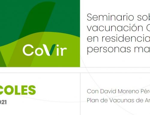 Seminario online sobre vacunación Covid-19 en residencias de personas mayores #CovirSocioSanitario