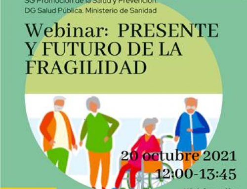 Webinar “Presente y futuro de la Fragilidad”: 20 de octubre