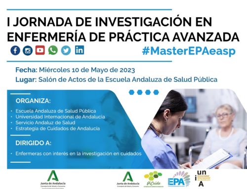 I Jornada de Investigación en Enfermería de Práctica Avanzada – 10 de Mayo de 2023 #másterEPAeasp